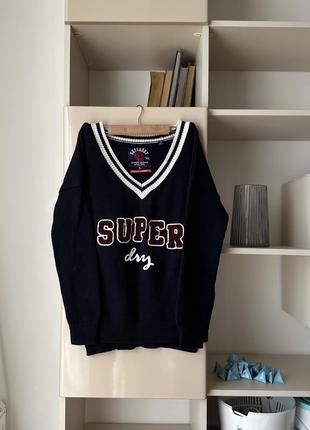 Трендовий стильний светр superdry1 фото