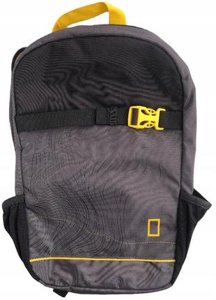 Міський рюкзак унісекс з поліестеру 18l national geographic сірий з жовтим4 фото