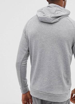 Круте худі, пуловер nike swoosh training dry-fit  hoodie grey толстовка7 фото