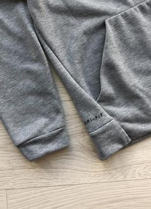 Круте худі, пуловер nike swoosh training dry-fit  hoodie grey толстовка8 фото