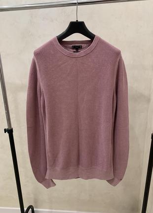 Джемпер свитер свитшот tommy hilfiger мужской розовый