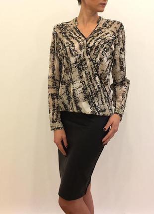 Очень стильная юбка из кожзама