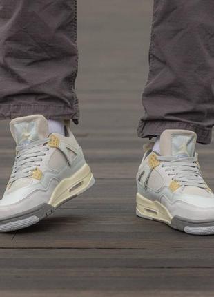 Кроссовки джордан 4 мужские nike air jordan 4 (36рр - 45рр) кроссовки мужское джордан 4, дженкие кроссовки найк джордан10 фото