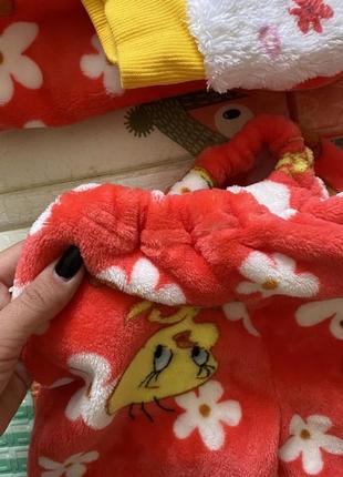 Нова махрова піжама дитяча 5