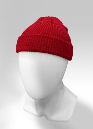 Шапка бини fisherman beanie short (укороченная)1 фото