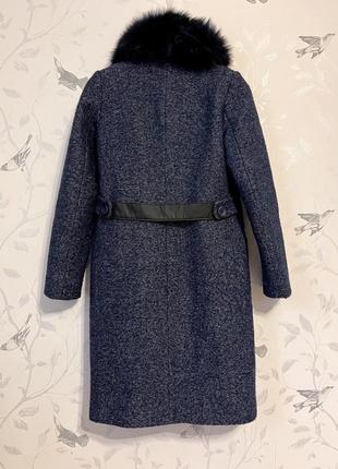 Качественное теплое пальто с натуральным мехом emass2 фото