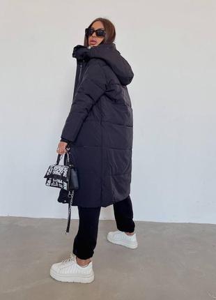 Пальто женское зимнее с капюшоном разм.s-xl8 фото