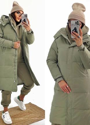 Пальто женское зимнее с капюшоном разм.s-xl4 фото