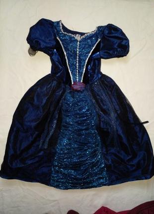 Платье на хелоуин размер 7-8 лет4 фото