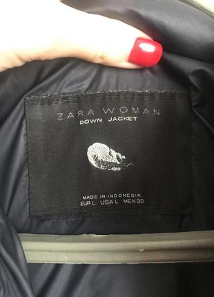 Пухова курточка zara2 фото