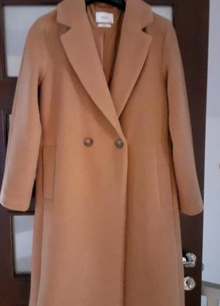 Супер пальто в идеальном состоянии,прямого кроя с поясом reserved.7 фото