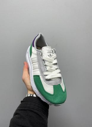 Кроссовки adidas retropy «white green’6 фото