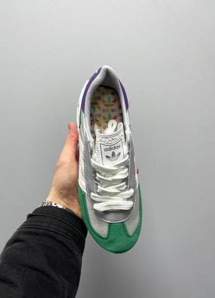 Кроссовки adidas retropy «white green’9 фото