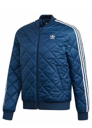 Стеганый бомбер от adidas1 фото