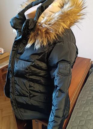 Натуральный теплый пуховик- зимняя куртка vera moda дания3 фото