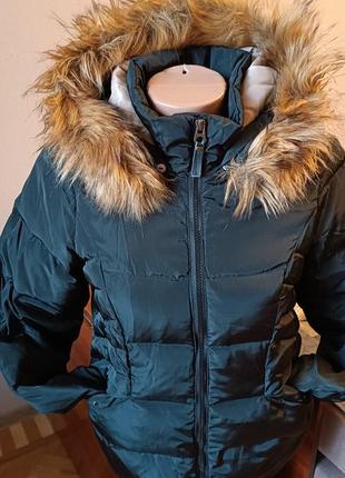 Натуральный теплый пуховик- зимняя куртка vera moda дания1 фото