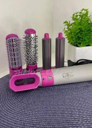 Стайлер 5в1 hot air styler для различных типов волос с функциями придания объема, выпрямления5 фото