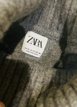 Теплый шерстяной свитер от zara4 фото