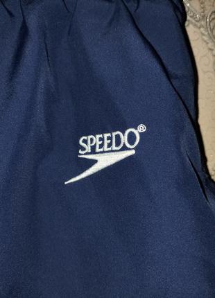 Чоловічі синій спортивні шорти труси з сіткою speedo3 фото