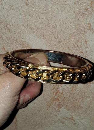 Жёсткий браслет цепь 4