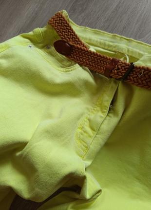 Круті неонові джинси лимонні лайм3 фото