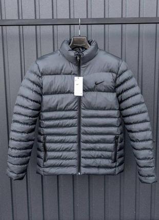 Зимова легка чоловіча куртка пуховик легкая зимняя мужская куртка пуховик nike
