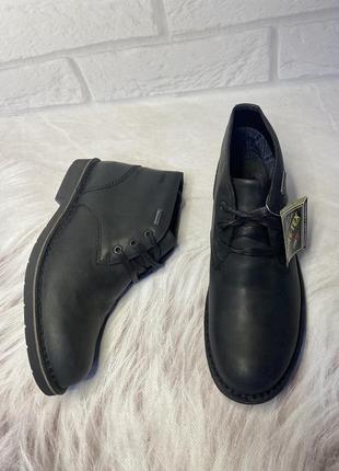 Чоловічі, шкіряні, демісезонні черевики clarks з gore-tex, оригінал - 41,5р - 28 см