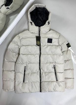 Куртка зимняя в стиле stone island