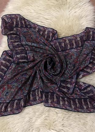 Розкішний шовковий платок хустка шарф tie rack1 фото