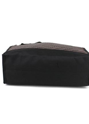 Господарська сумка для покупок wallaby 2701.373 чорна з коричневим4 фото
