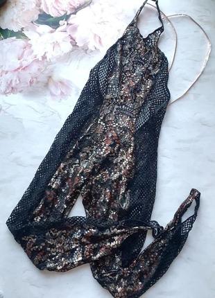 Костюм комбинезон бодистокинг сетка ролевые игры комбинация боди сексуальный...