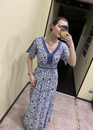 Женское синее платье с принтом Napapijri PANTS jeans