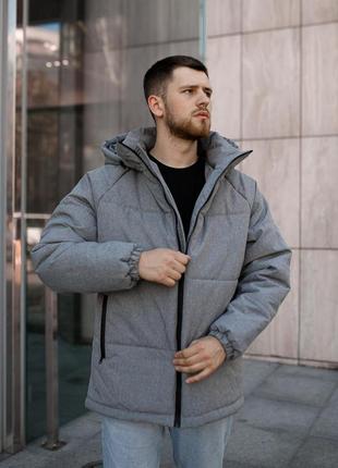 Чоловіча зимова куртка т32-se gray