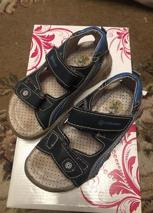 Ортопедические сандали, размер 27 размер 28, кожа