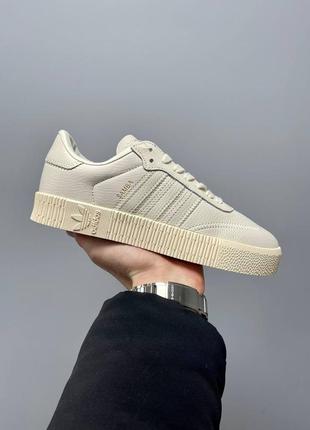 Кроссовки adidas samba rose «beige’