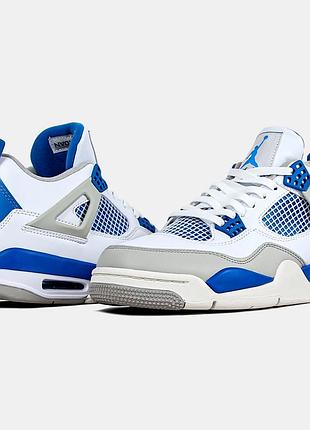Кроссовки nike air jordan 4 retro golf military blue