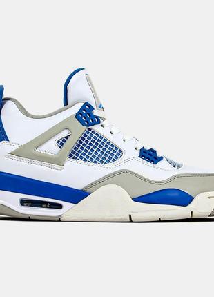 Кроссовки nike air jordan 4 retro golf military blue2 фото