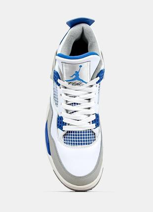 Кроссовки nike air jordan 4 retro golf military blue5 фото