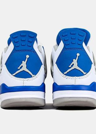 Кроссовки nike air jordan 4 retro golf military blue7 фото