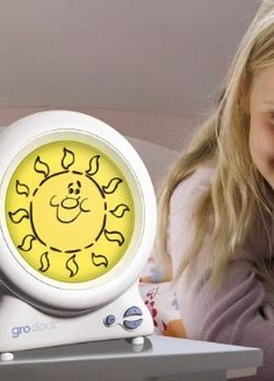 Gro gro-clock тренажер для сна часы будильник детские, ночник