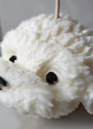 Свечка свеча собака щенок ручной работы