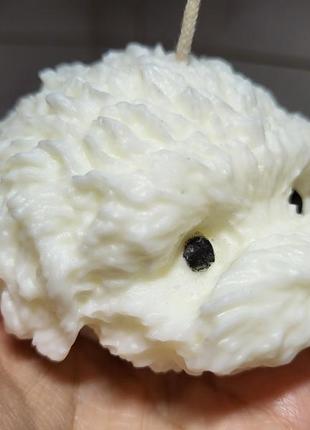 Свечка свеча собака щенок ручной работы