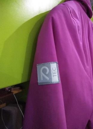 Куртка reima snowing для девочки, цвет розовый, размер 1409 фото