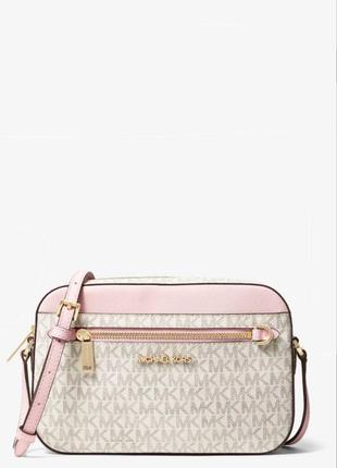 Сумочка michael kors jet set logo crossbody bag5 фото