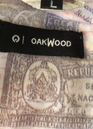 Шкіряна куртка oakwood. (130-654)6 фото