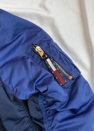Двухсторонняя шубка-бомбер tommy jeans5 фото