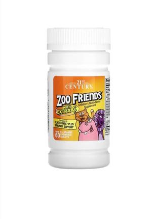 Zoo friends с добавлением витамина c, апельсин