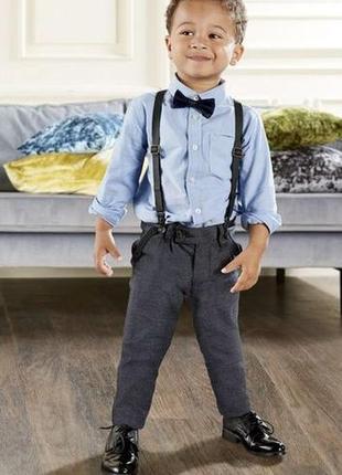 Штани-штани хлопчику нові на підтяжках 1-5 років lupilu