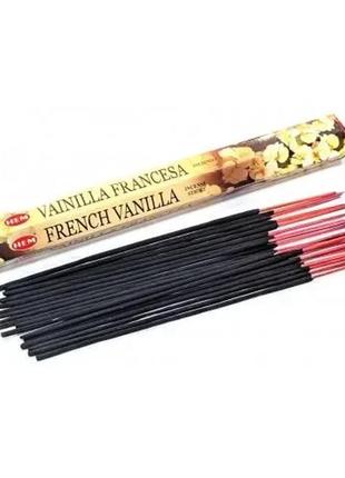 Благовония french vanilla (французская ваниль) hem шестигранник 20 шт/уп