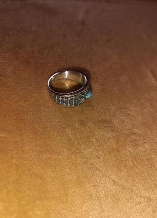Кольцо перстень 21.5 р нержавеющая сталь с камнем солнце9 фото